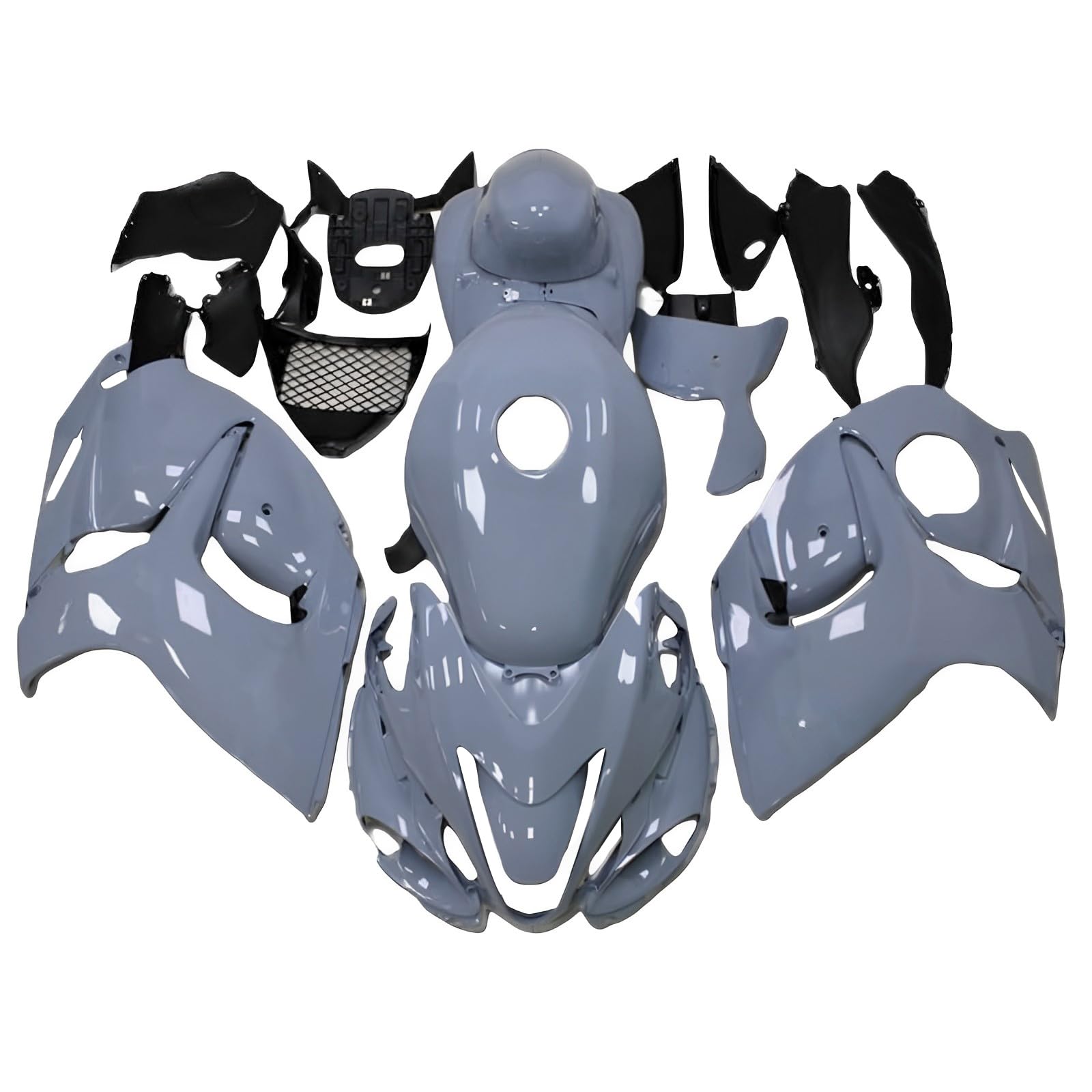 Gloss Nardo Gray Fairings for Suzuki GSXR1300 Hayabusa 2008-2020 Gen 2 Bodywork Body Kit