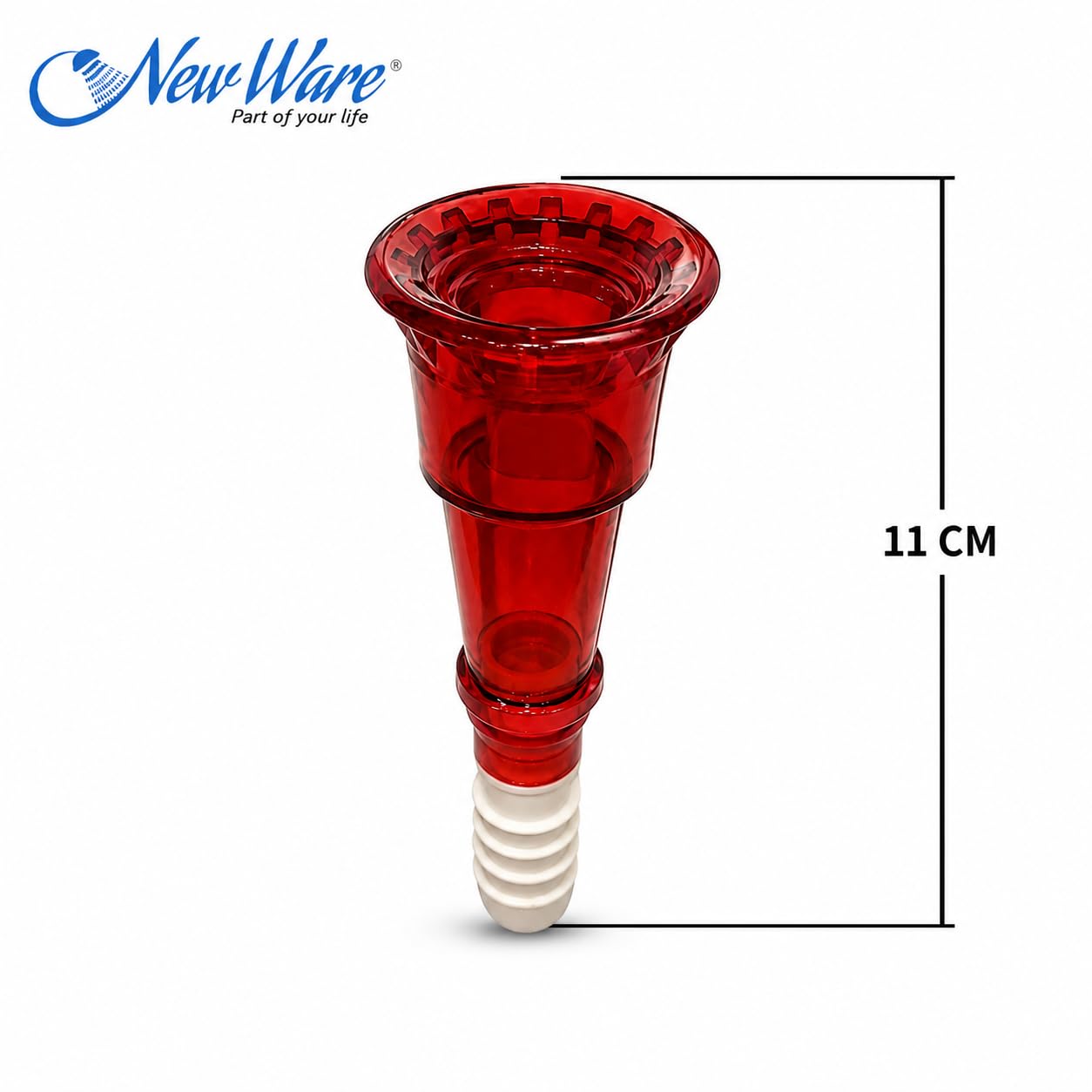 NEW WARE PVC Nozzle Connectors - 3 Pack, Leak-Proof -6