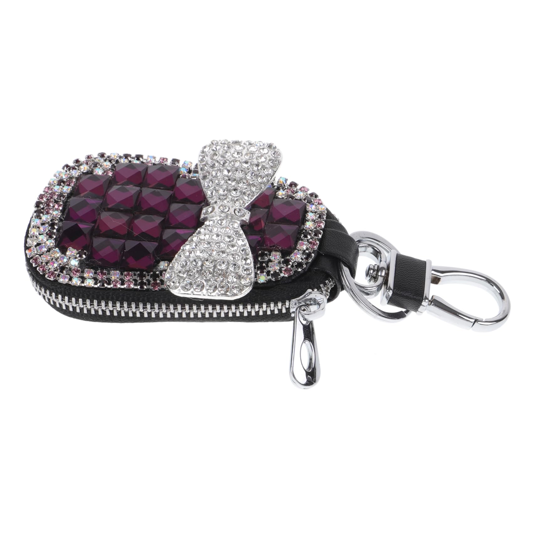 LIFKOME 3pezzi Custodia Per Chiavi Auto Strass Elegante Pouch Protettivo Per Chiavi Con Design Minimalista e Chic Accessorio Fashion Per Auto Adatta Tutti Gli Stili