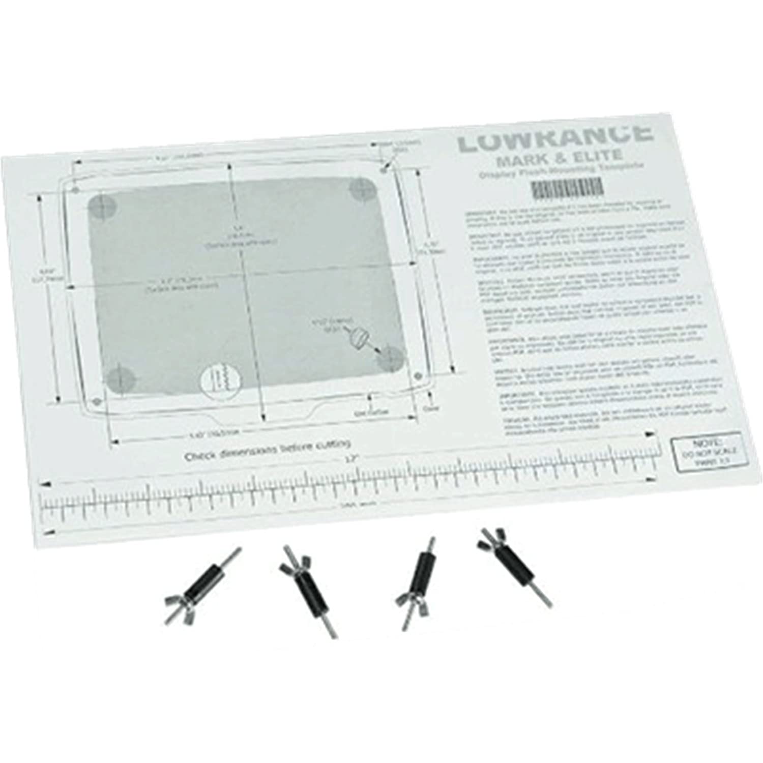 Lowrance FM-ME5 Flush Mount Kit for Mark/Elite-picture-16