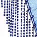 1 Yard Rhinestone Fringer Trim Diamond Ribbon Crystal Tassel Sparkle Jewel Chain for Cloth Sewing Crafts DIY Decoration (Blue)