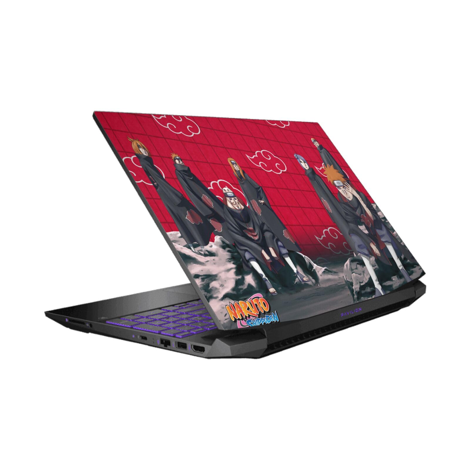Head Case Designs Officially Licensed Naruto Shippuden Pain and Konan Graphics Vinyl Sticker Skin Decal Cover Compatible With HP Pavilion 15.6" 15-dk0047TX