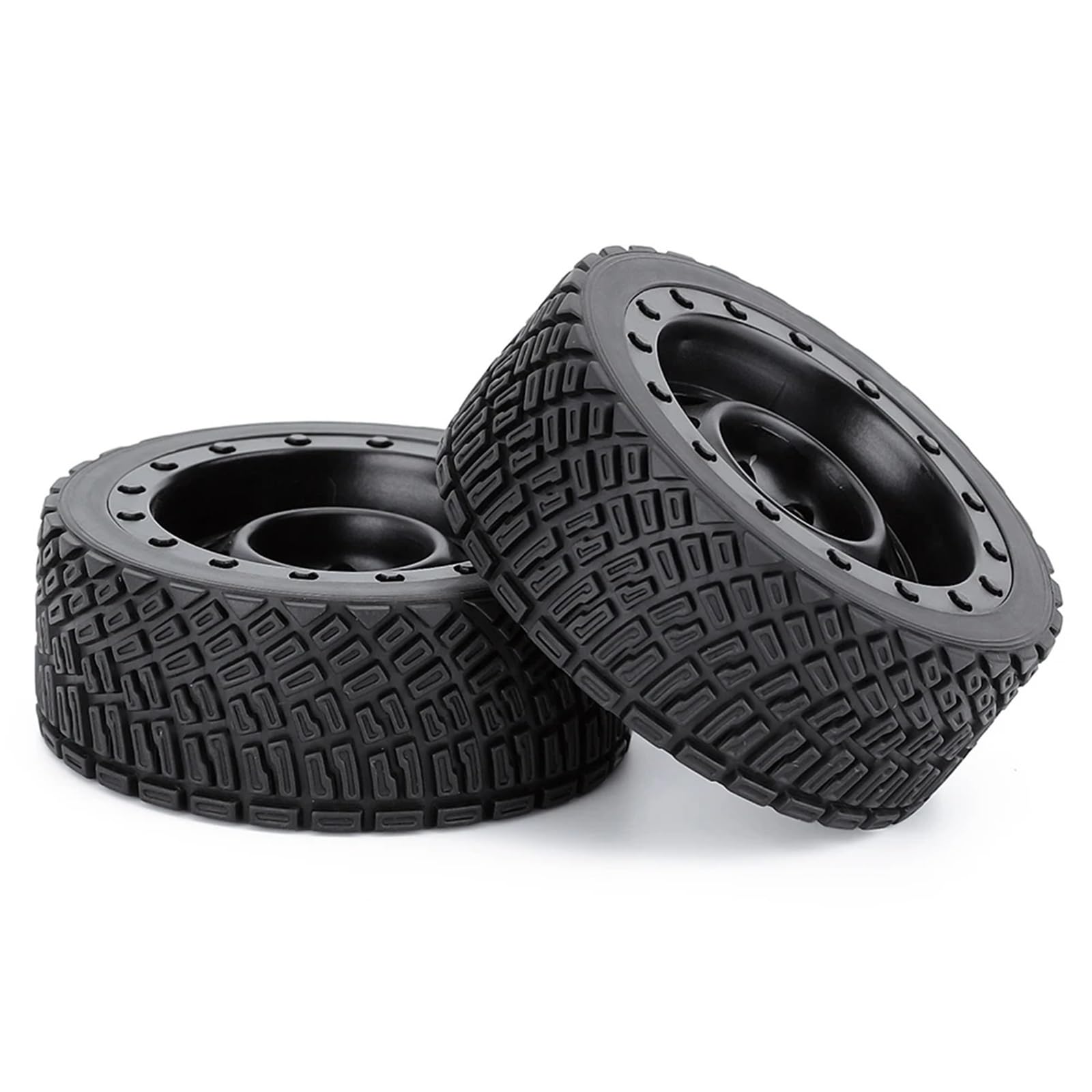 RC Roue Pneus pour Rolly pour HPI WR8 pour HSP 94177 pour WLtoys 1/10 144001 1/14 4 Pièces 12mm Hex 67mm Pneus en Caoutchouc Jante Voiture RC Modifié Remplacer