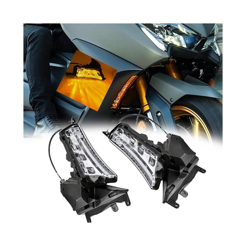 Motorbike indicatore Luce Di Stop E Indicatore Direzione A LED Anteriore Integrata Per T-MAX560 TMAX560 Tech Max 2020 2021 XP 560 TMAX Accessori Direzionali