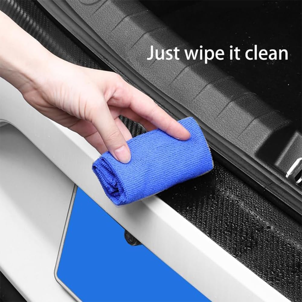 4-tlg Kohlefaser Einstiegsleisten Für Nissan Pulsar - Türschwellen Schutz 2000-2024