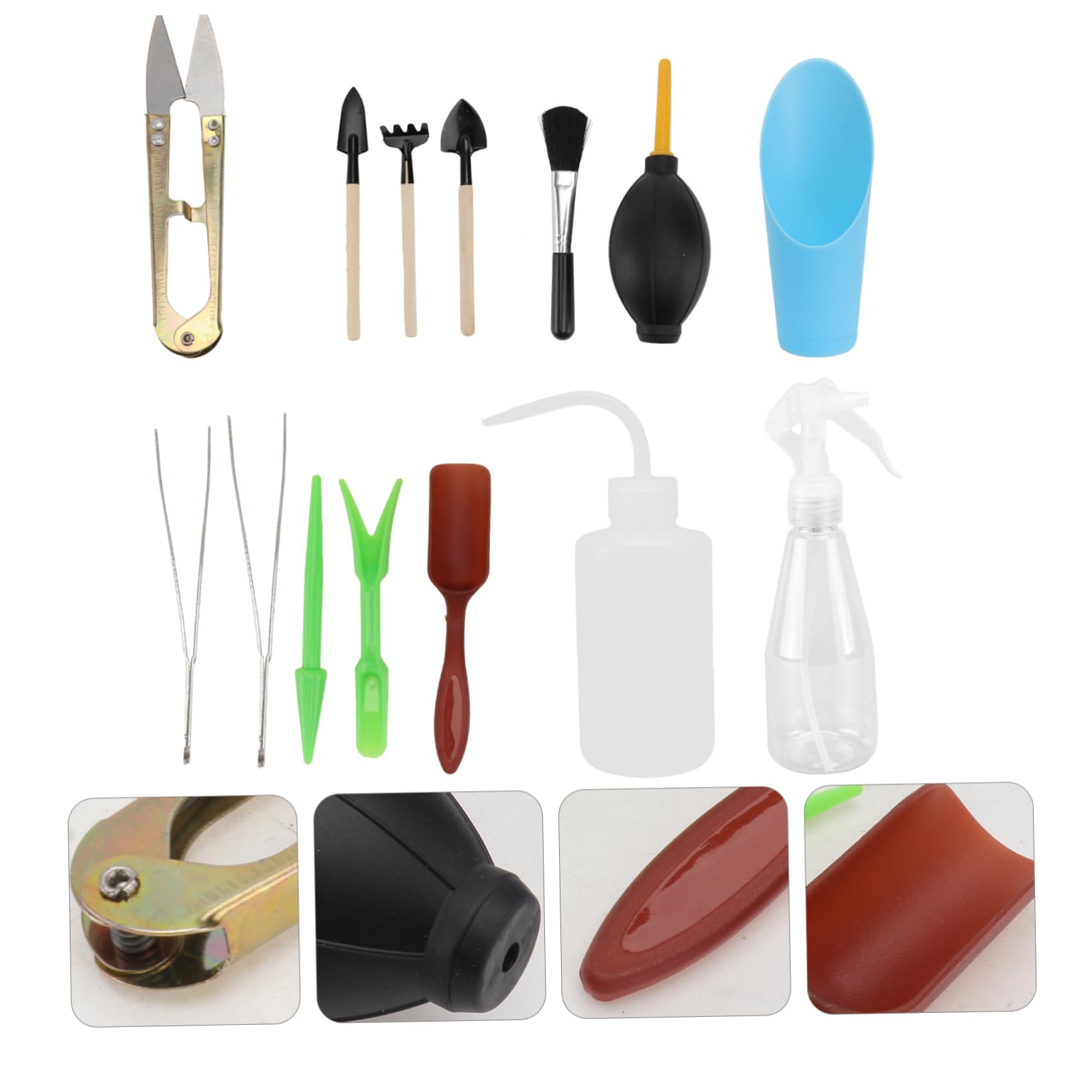 Toddmomy 3 Set Utensili Giardinaggio Materiale Durevole Attrezzi per Piantare Trapiantare Zappare e Irrigare Piante per Bonsai Piante Vaso e Cura Del Giardino
