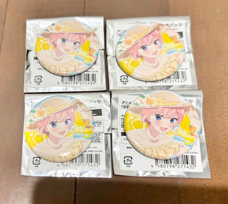 五等分の花嫁　c104 コミケ　缶バッジ　2024 summer 四葉　14 Amazon.co.jp: 五等分の花嫁 c104 コミケ 缶バッジ 2024 summer