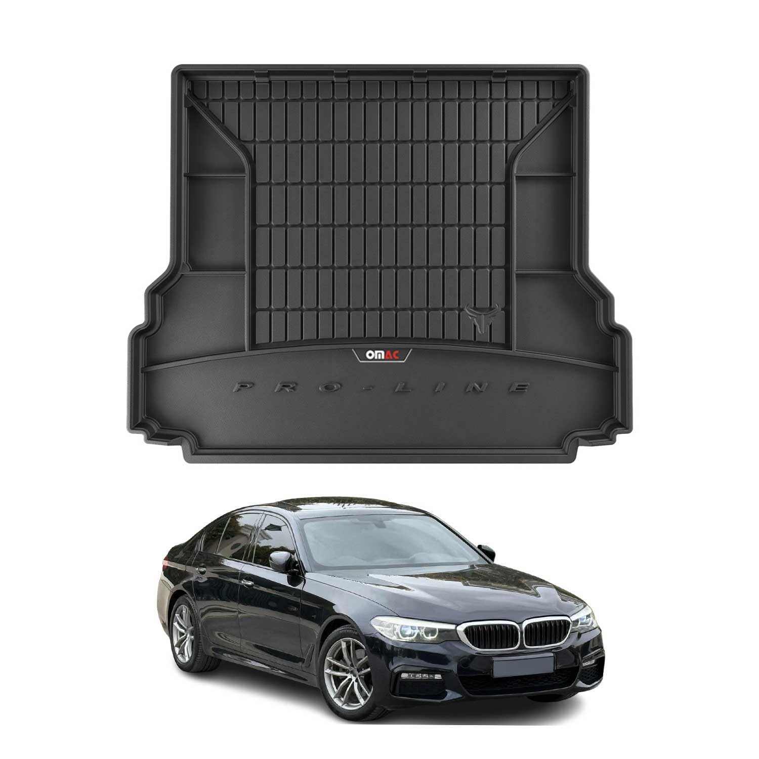 OMAC Gummi Kofferraumwanne kompatibel mit BMW 5er Touring G31 2017-2023 TPE Laderaumwanne