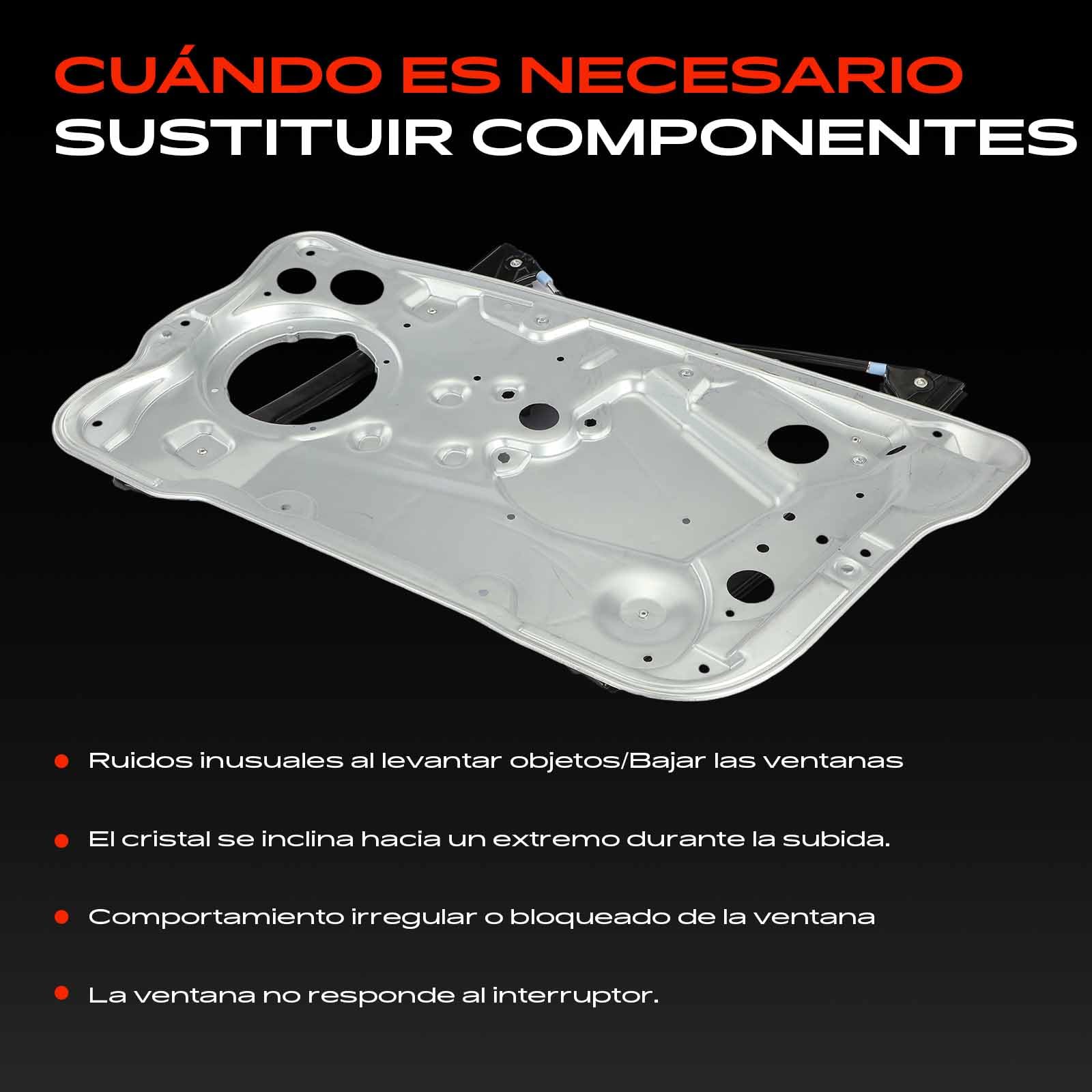 Frankberg Regulador de ventana eléctrico sin motor delantero derecho 4/5