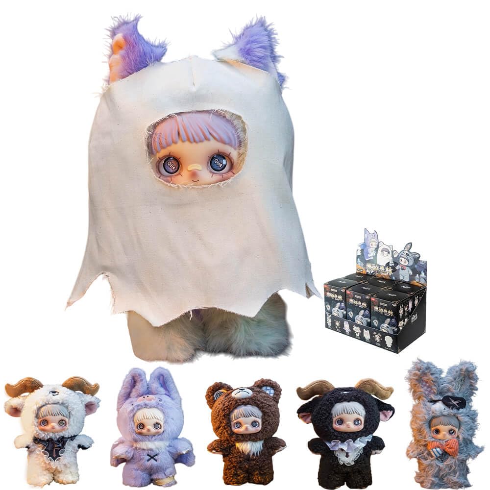 niannyyhouse Plüschpuppe Blind Box Maymei Dunkler Wald Serie, Gefüllte Plüschfiguren, Süße Sammlerstücke Geschenke (6STK)