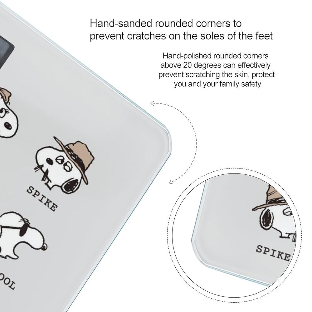 Amazon.co.jp: スヌーピー 体重計 デジタル 乗るだけ 電源自動ON