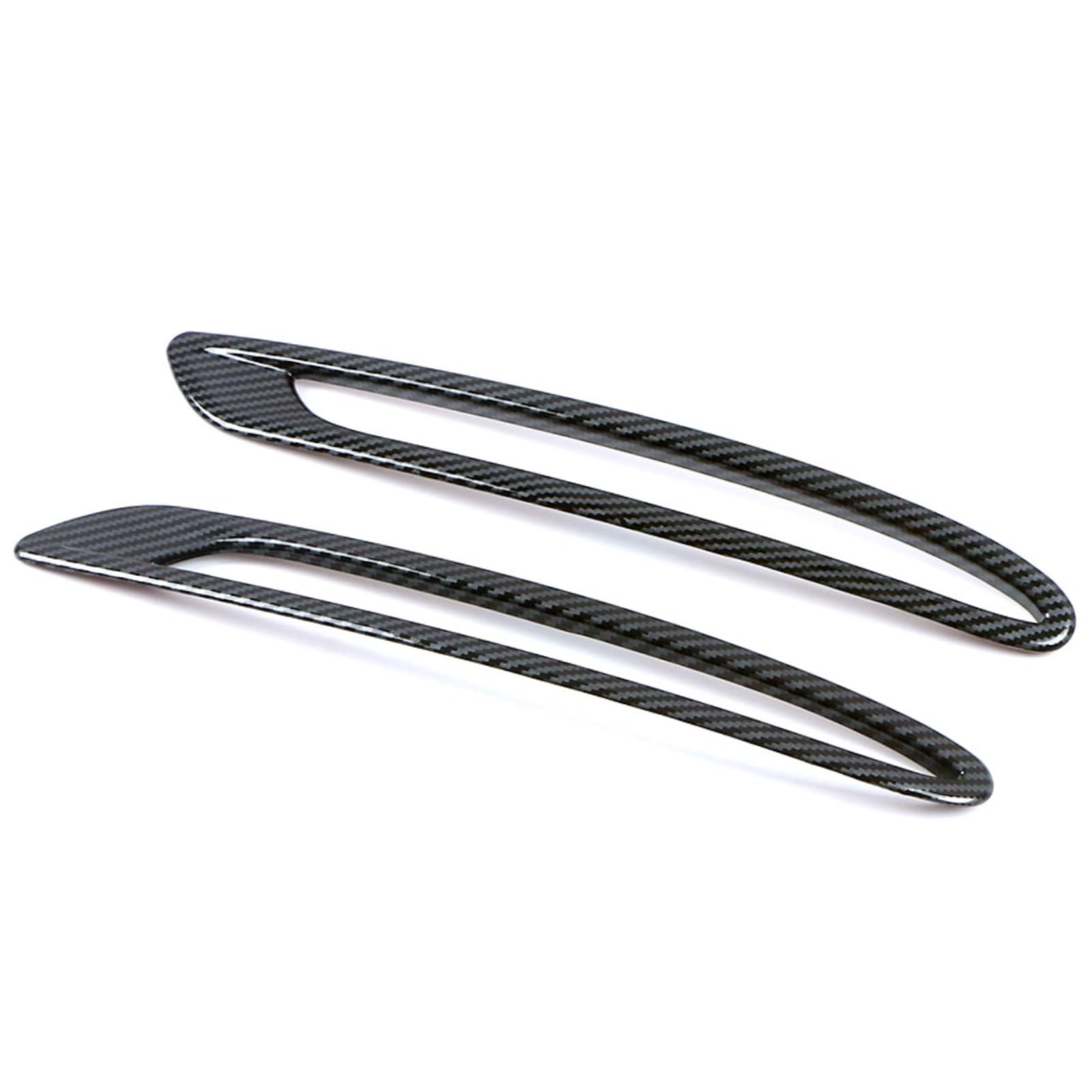 Fibre de carbone pour Benz C Class W206 2022 2023 cadre de phare antibrouillard arrière