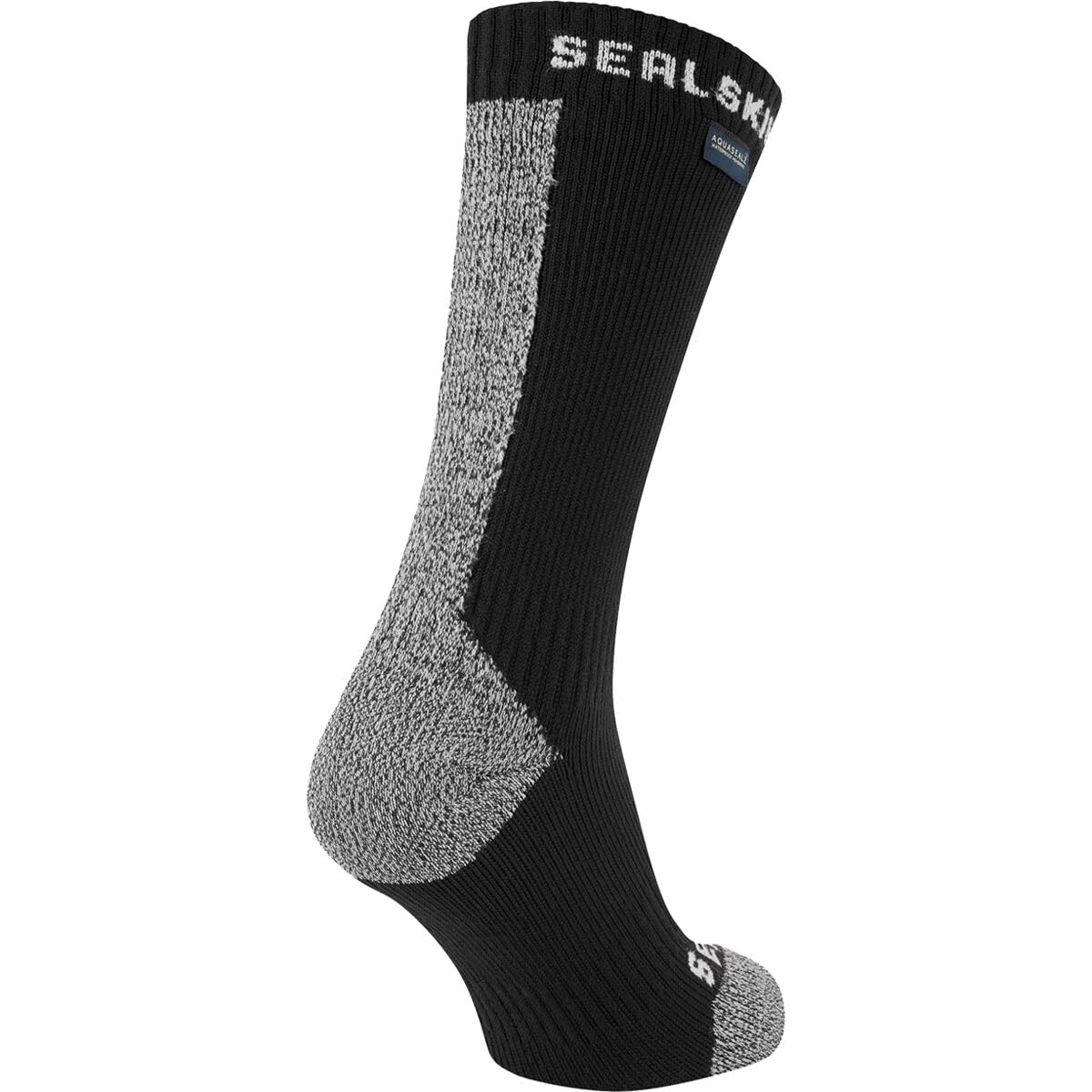 SEALSKINZ Briston Wp All Weather Mid Length Sock + Hydrostop Black, S