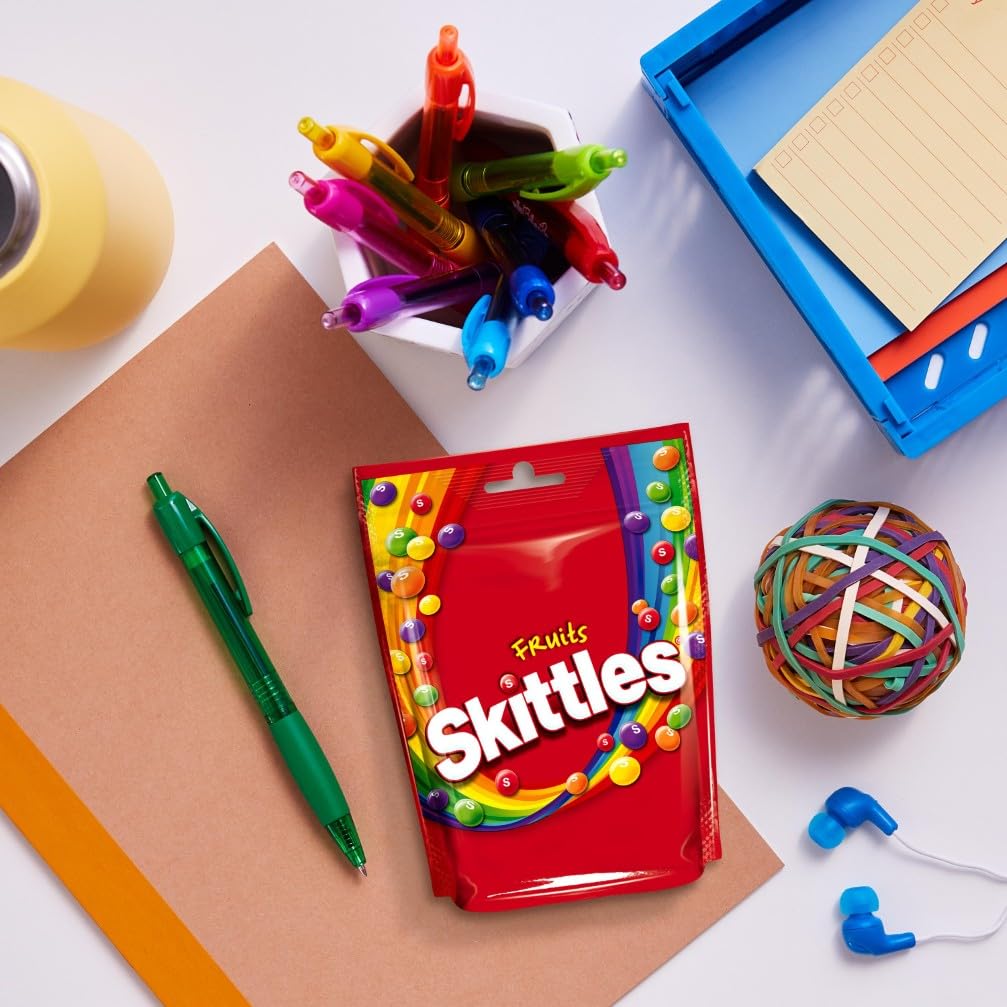 Skittles Caramelos Masticables Bolitas Sabores Afrutados 15 x 152g