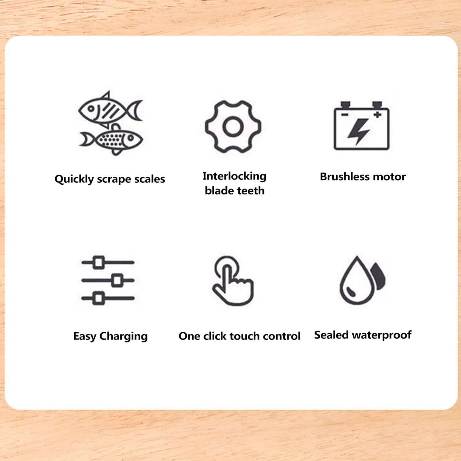 Descamador de Pescado eléctrico, Impermeable y Aislante, con Potente Cuchilla de Acero Inoxidable, Limpieza automática para Uso doméstico y en restaurantes.