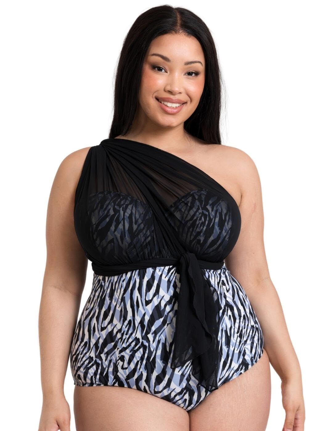 Curvy Kate Women's Bandeau Swimsuit - Multiway - Strapless - 34HH