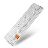Paper Cutter Slider Mini Small,14 Inch Paper Trimmer,Papercutter Slicer (Includes 5 Blades )