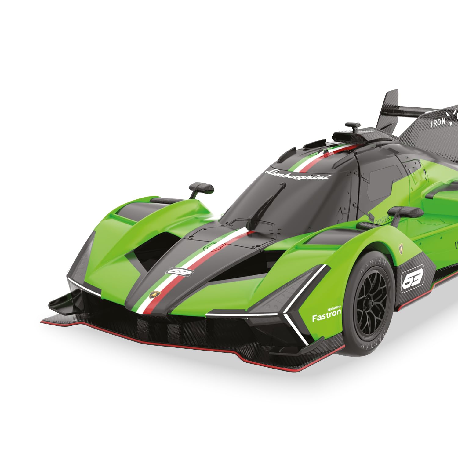 Mondo Motors Lamborghini SC63 Le Mans Modelo Escala 1:24 Coche Juguete 8 Km/h Verde