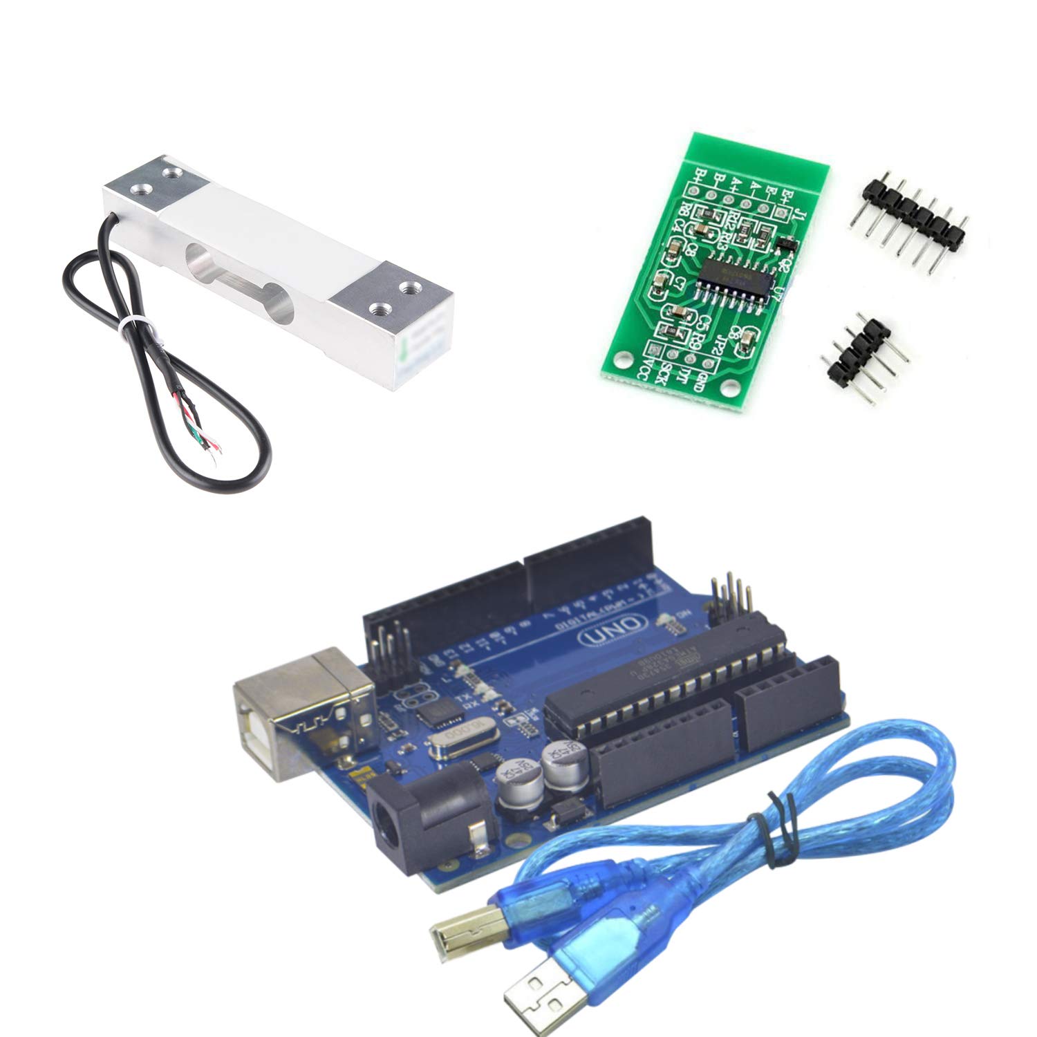 REES52 HX711 Dual Channel Precision ADC + Load Cell Weighing Sensor with Wide BAR (5kg with arduino) (B07V2D1NQY) Amazon Price History, Amazon Price Tracker