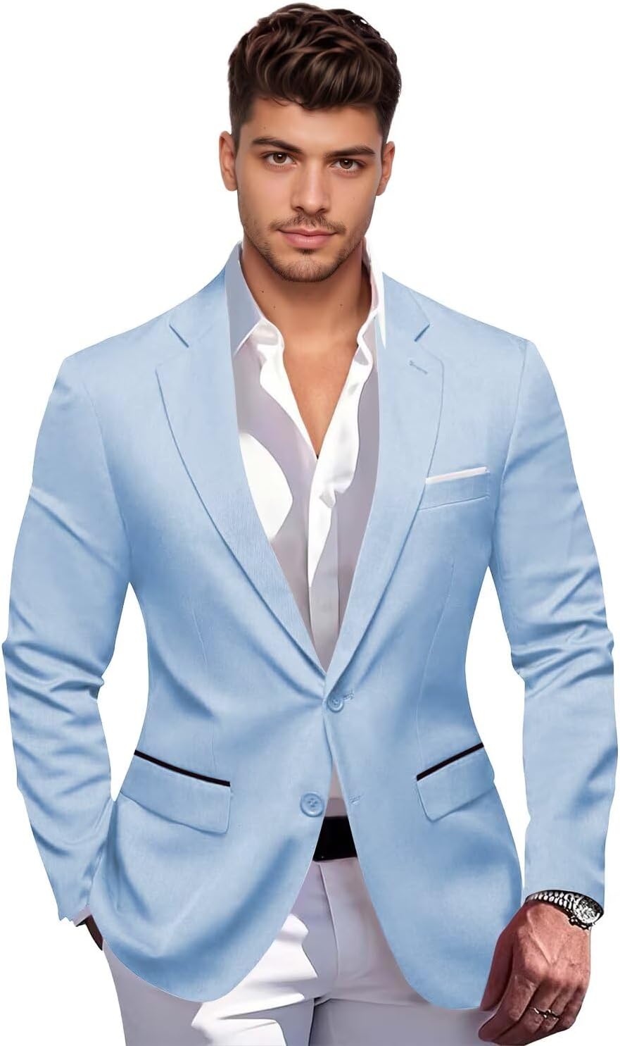 Blazer for Men Sport Coat, Men's Lightweight Jackets Mens Casual Blazer Suit Jacket for Men Business Daily Dress