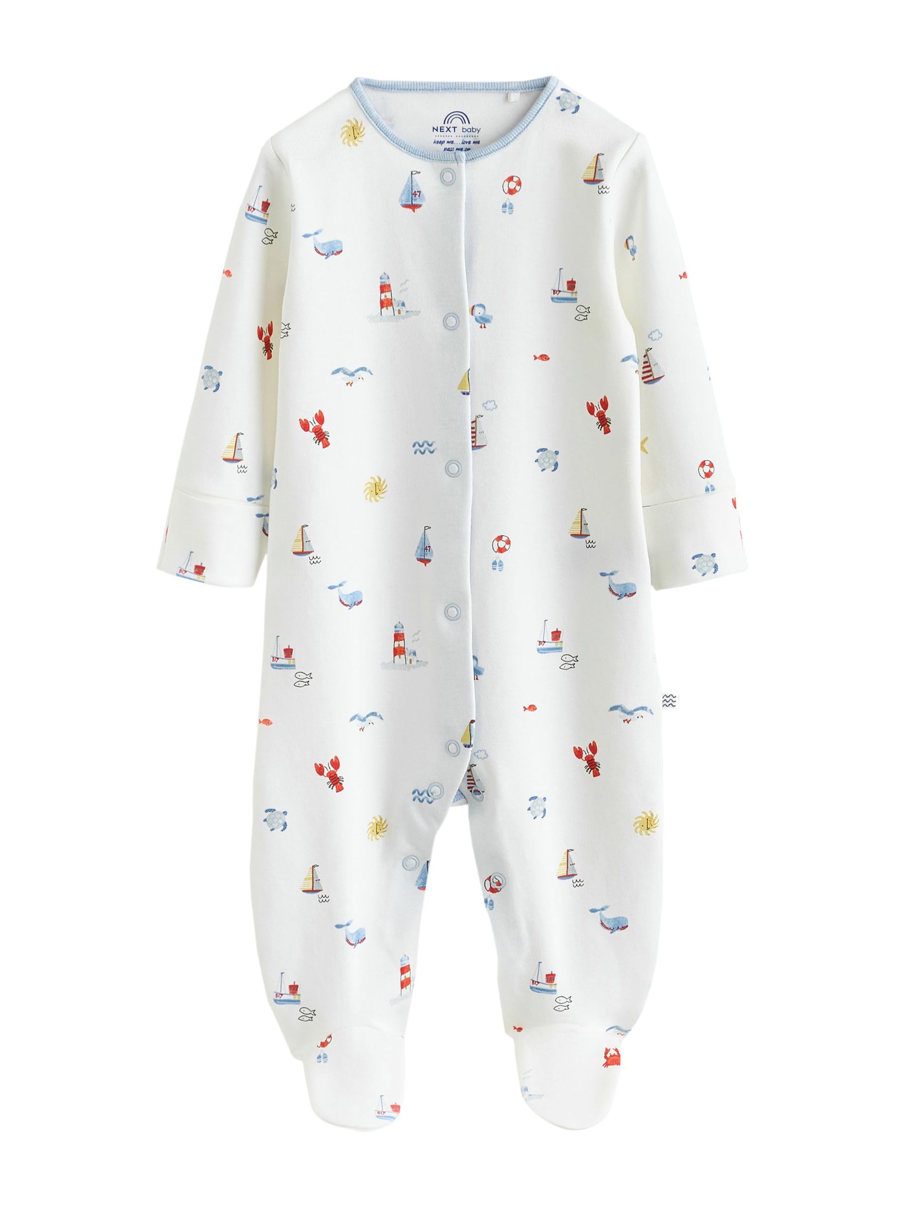 NEXT Bebés niño Pack de 3 Pijamas Tipo Pelele de bebé