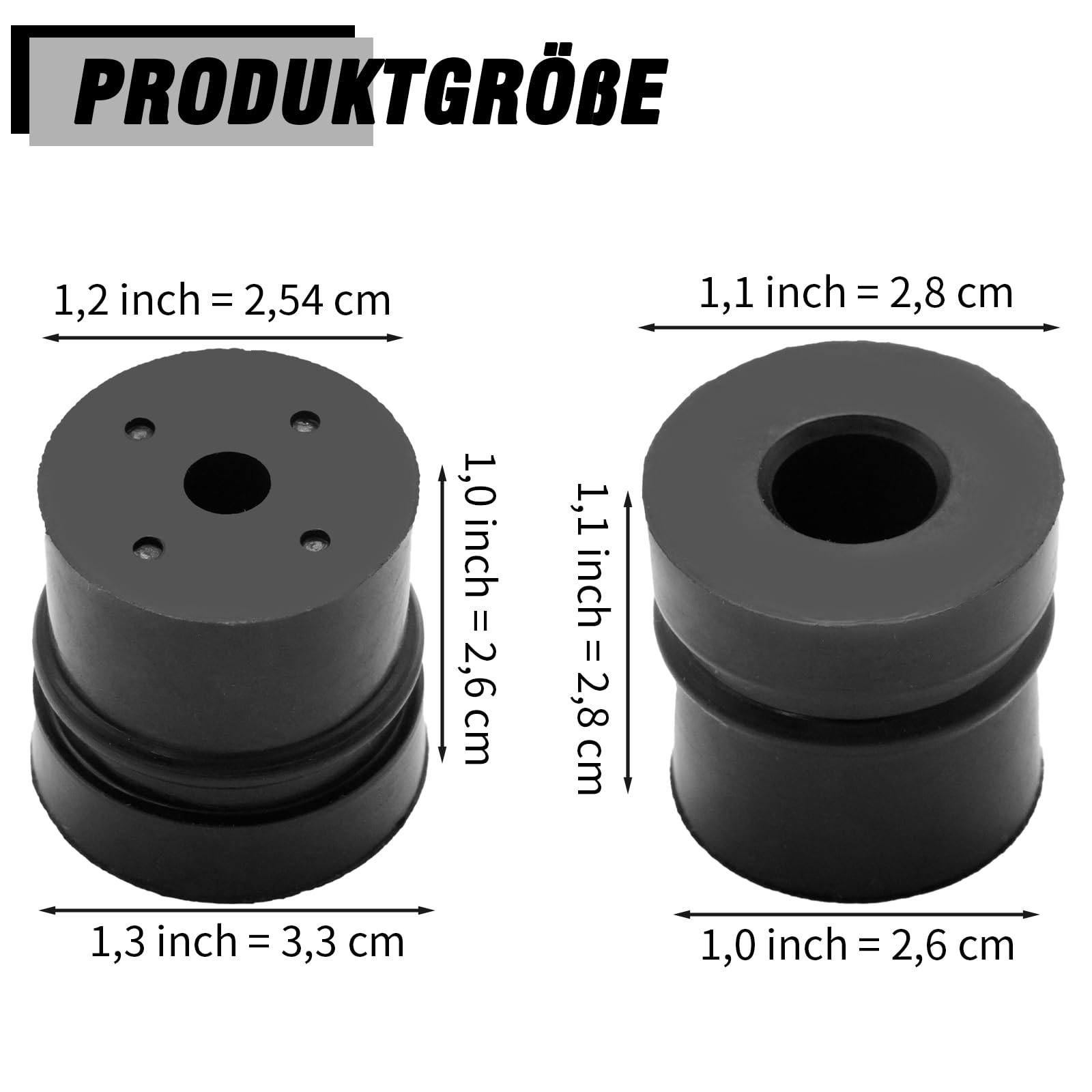 Hoypeyfiy 1121 790 9901 - Set di 7 motoseghe per ammortizzatori di vibrazione, ricambio per Stihl 026 024 MS240 MS260, sostituisce 1121 790 9912
