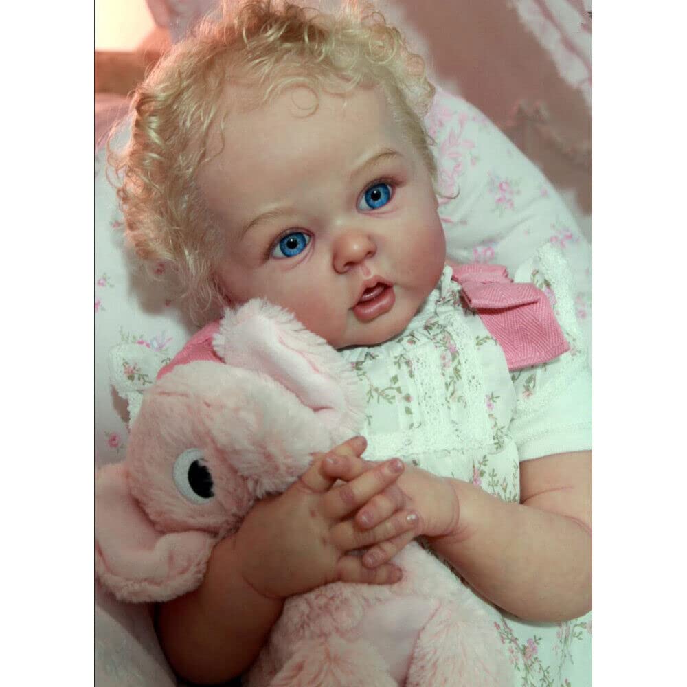 リボーンドール　生後７ヶ月の可愛い外国人女の子♡ Amazon | Protow リボーンドール 58cmリアルな 笑顔赤ちゃん人形