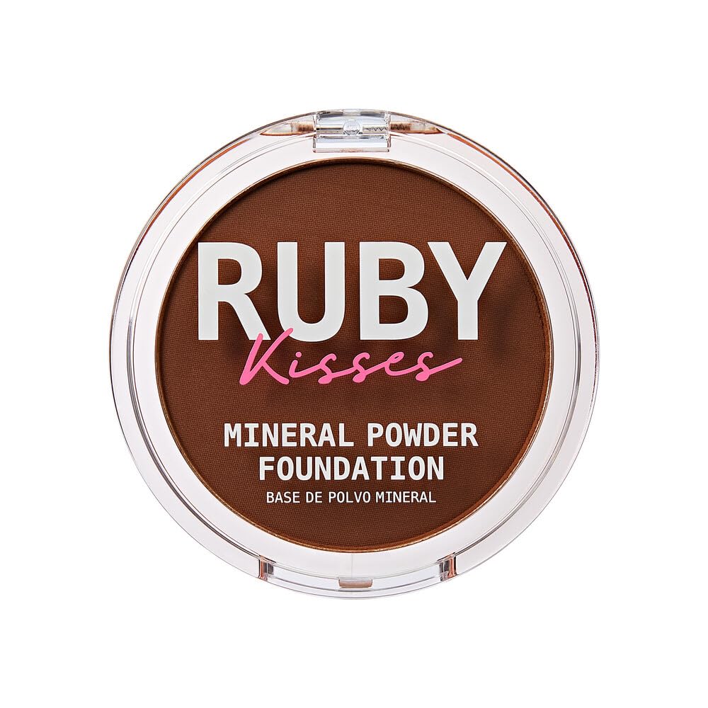 Amazon.com : Ruby Kisses Mineral Pressed Powder Foundation, Medium