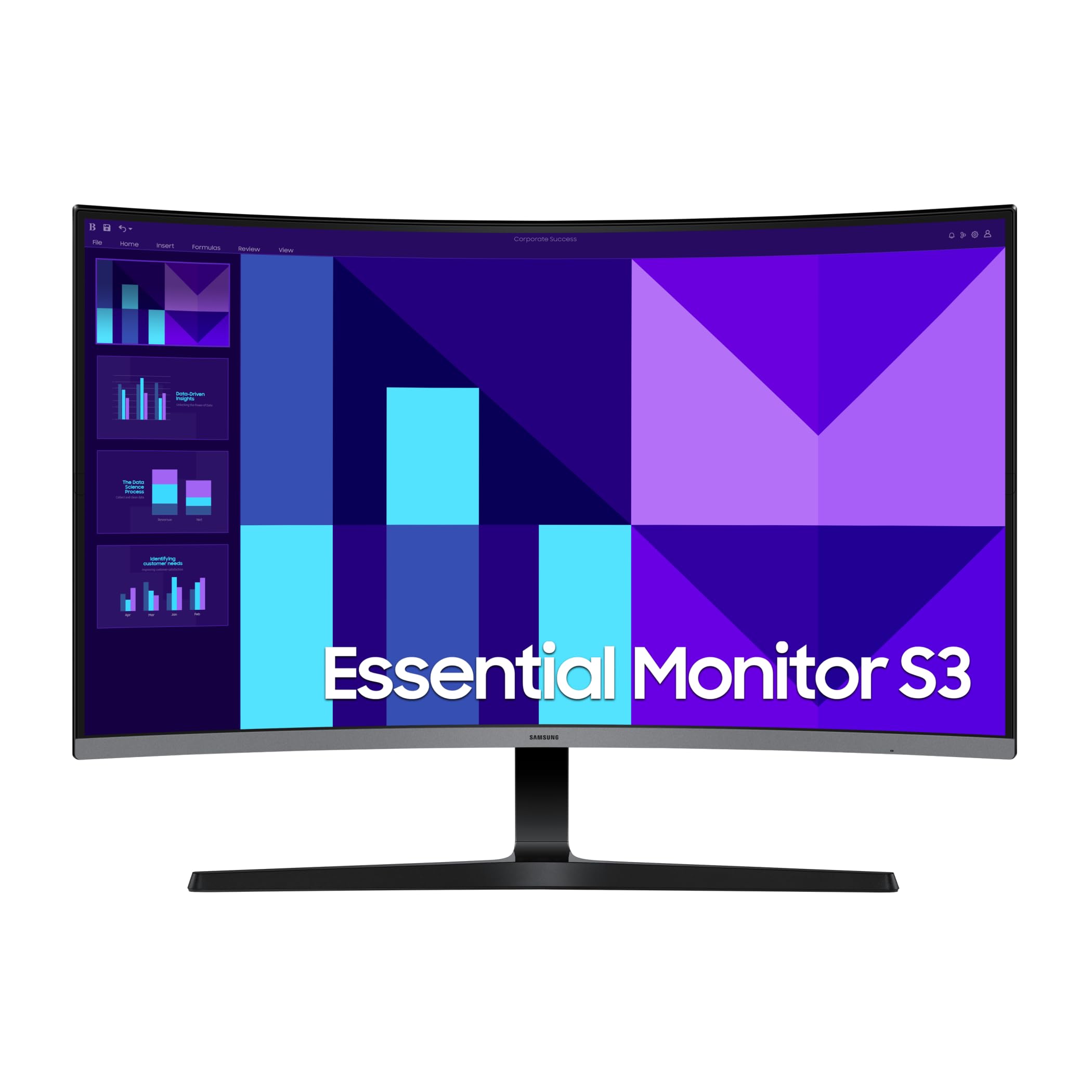 Samsung Essential S3 S32D396GAU - S39GD Series - LED-Monitor - gebogen - 81.3 cm (32")