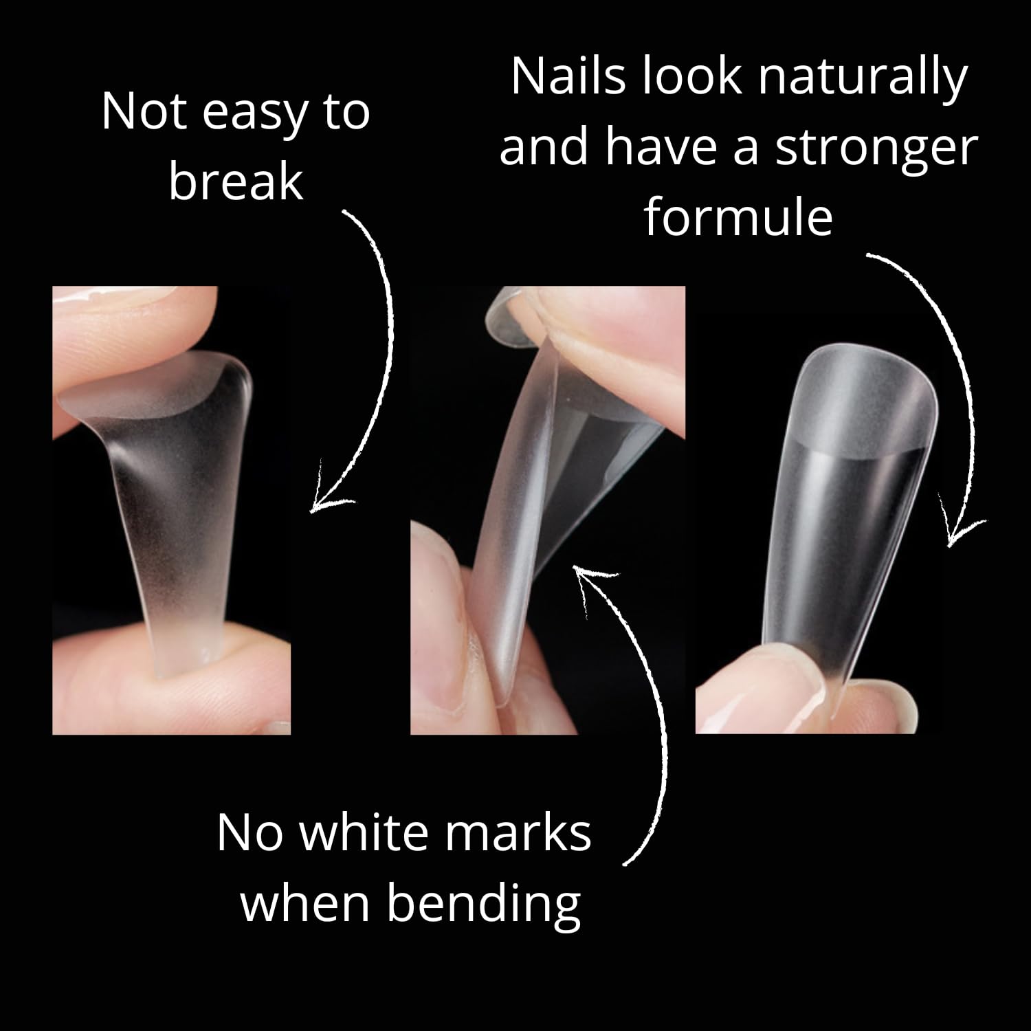 120 sztuk Tipsy Flexible Elastyczne Ultra Cienkie Flex Oval Clear Owalne Bezbarwne Nail Tips do przedłużania paznokci