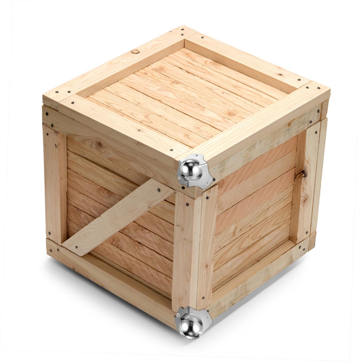 Protezione Angoli per Flight Case in Ferro 12 Pezzi, Copertura Angoli Sagomata a Sfera, Resistente e Facile da Usare per Custodie da Trasporto e Valigie
