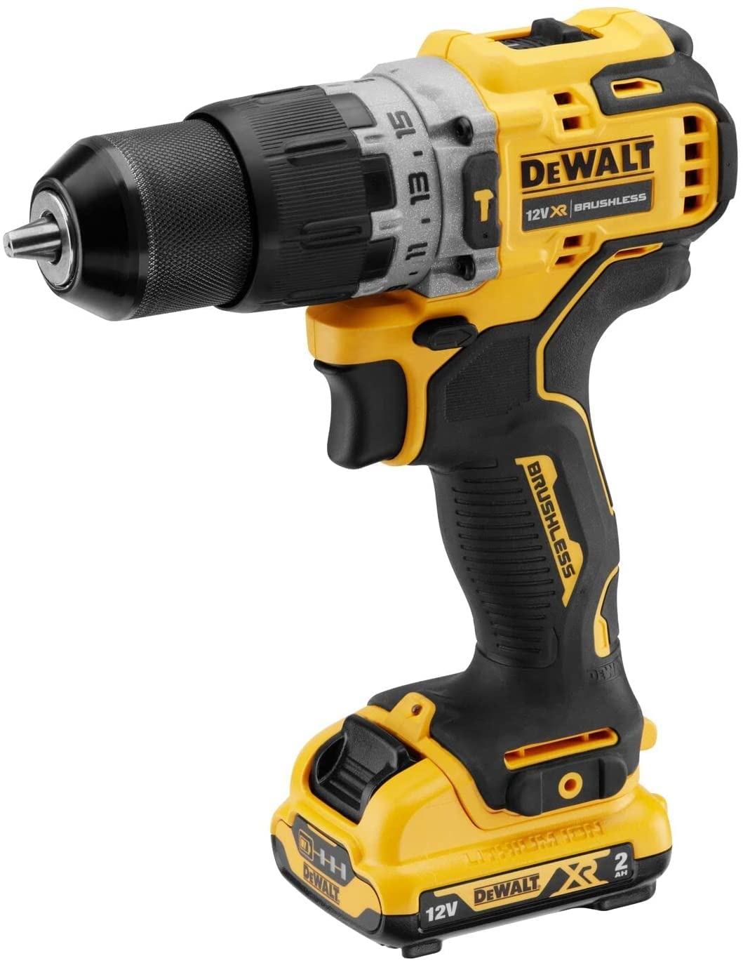 DEWALT Solidny Taladro percutor bez escobillas xr 12v li-ion 2ah dla profesjonalistów i majsterkowiczów do pracy profesjonalnej 12v