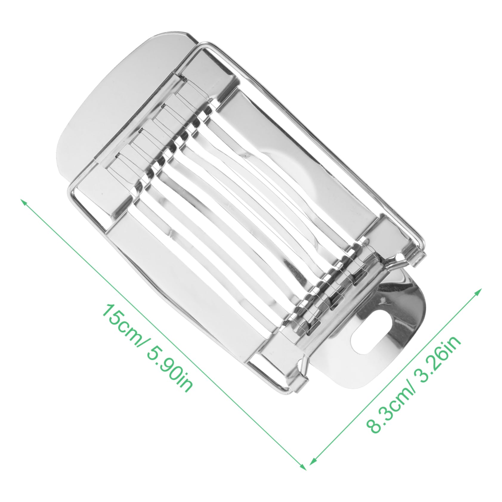SOLUSTRE Multifunctional Egg Slicer Heavy Duty Food Cutting Tool for Sliced Eggs Kitchen Utensil for Boiled Eggs Easy to Use and Store Compact Design