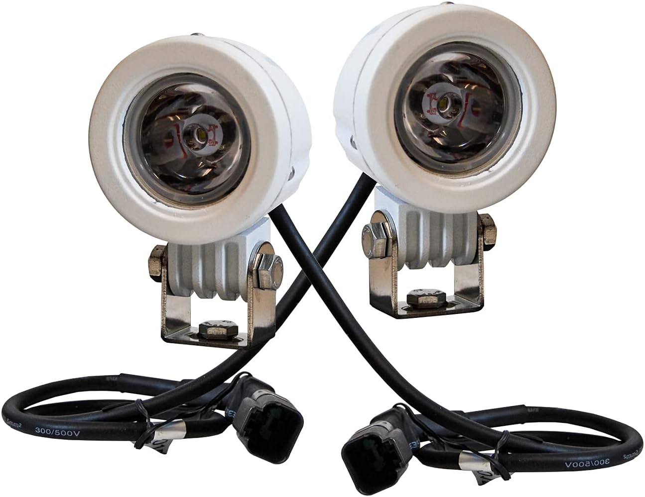 OZ-USA White Mini High Output LED Marine Lights Spot Sail Boat Jet Yacht.