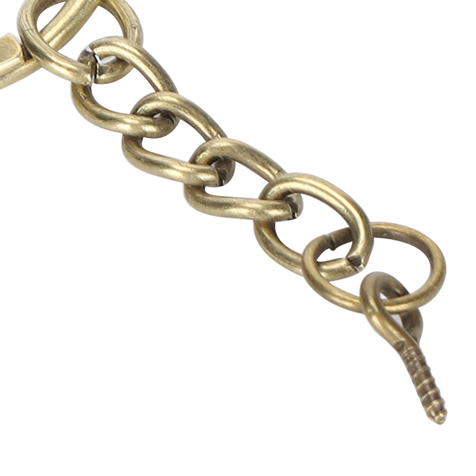 10 Portachiavi In Metallo Con Anelli Aperti - Oro Rosa, 25-30 Mm, Per Artigianato E Chiavi - Foto 9