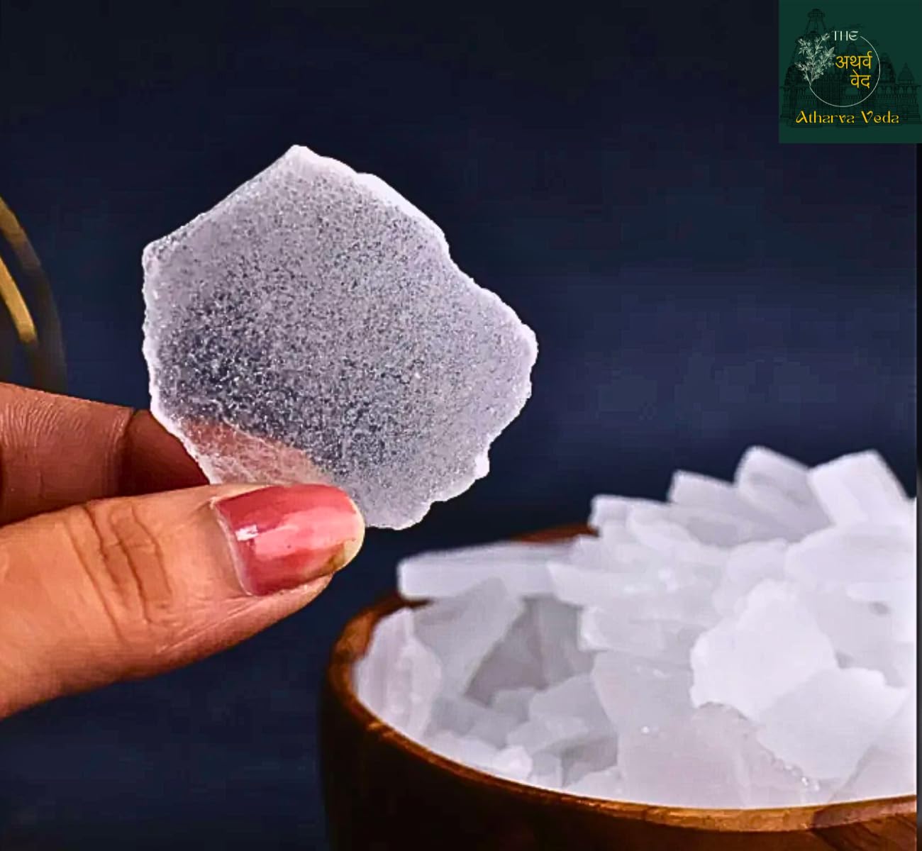 The Atharva-Veda Bhimseni Kapoor Camphor 1kg | Organic & Original | Pure, Purifying & Perfect for Pooja Hawan Rituals Air Freshener and Diffuser Home Décor | Pacha karpuram karpur-image-48