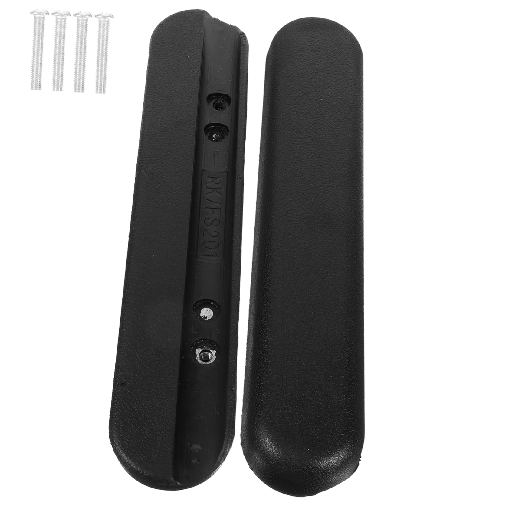 DOITOOL 4 Pares pilates auto cesta Par de reposabrazos Accesorios para discapacitados almohadillas para reposabrazos de silla de ruedas reposabrazos para silla de ruedas plastico abs Black