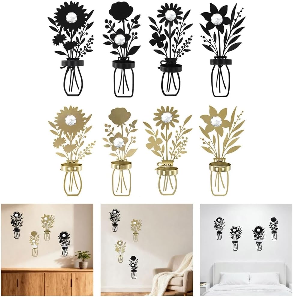 Wall Candle Sconce Holders Set of 2 Candle Sconces Wall Decors for Living Room