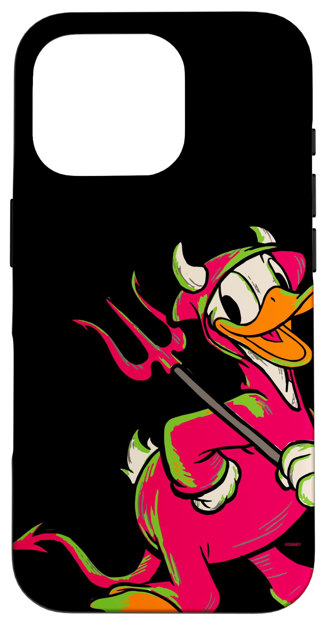 iPhone 16 Pro Disney 100 Donald Duck Halloween Classic Devil Costume D100 Case