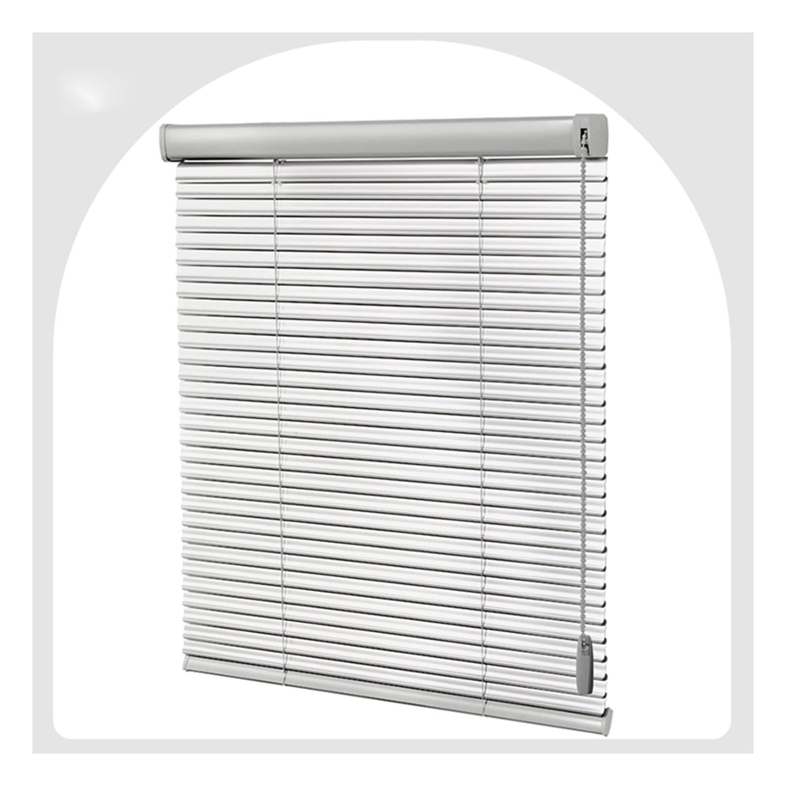 Aluminiowe żaluzje okienne, metalowe rolety zaciemniające, poziome, wodoodporne, zaciemniające żaluzje i rolety do domu, biura, łazienki, z mocowaniami, niestandardowe, szer. 100 x wys. 220 cm