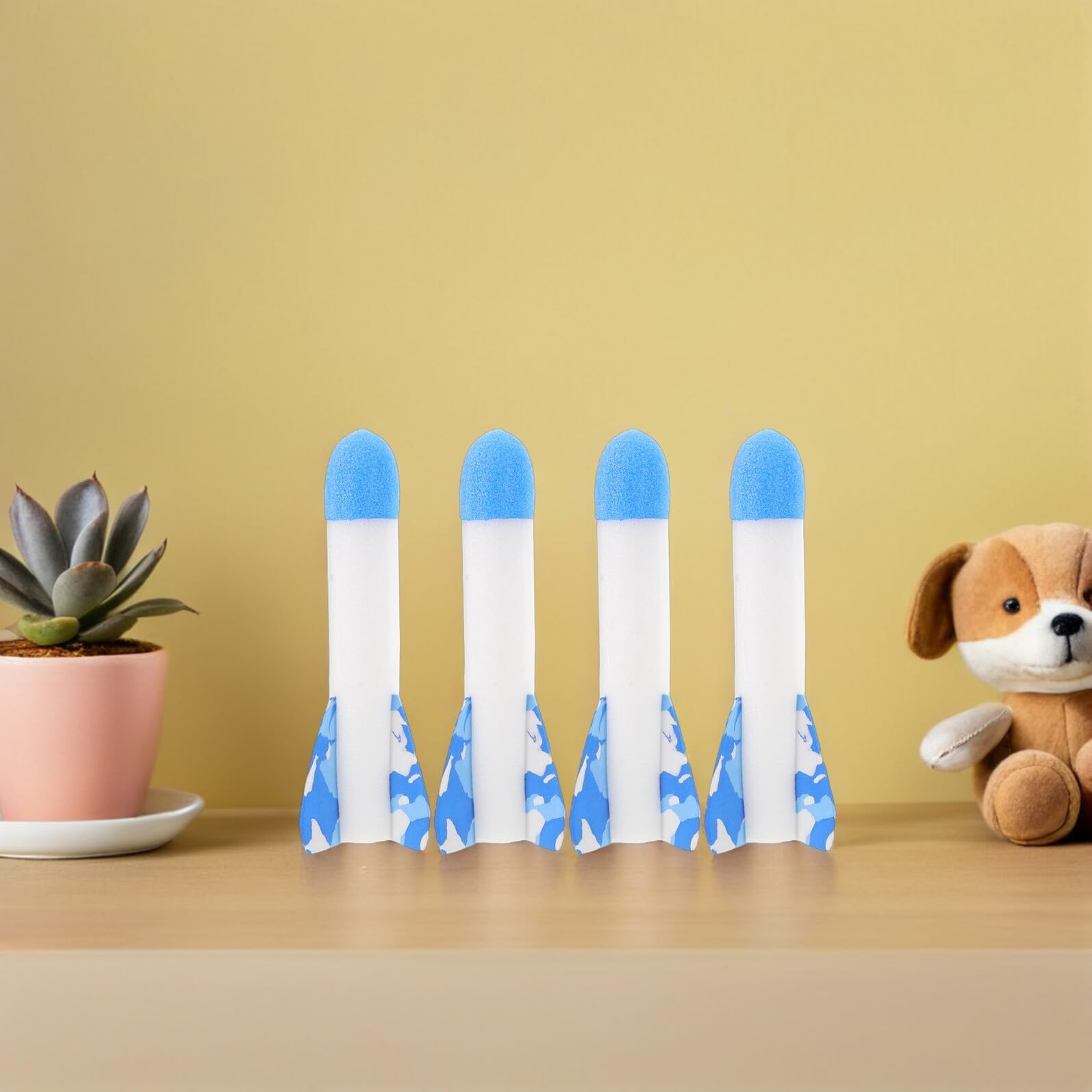 Ricariche per Razzi di Schiuma Luminosi LED per Bambini, Accessori Giocattolo Razzo da Giardino Portatili, Set da 10 Pezzi per Gioco All’aperto ed Eventi Festa