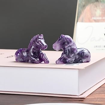 馬の石彫刻 ピンクアメジスト ピンクアメジストと桜瑪瑙共生のポイント | 天然石と雑貨のお店