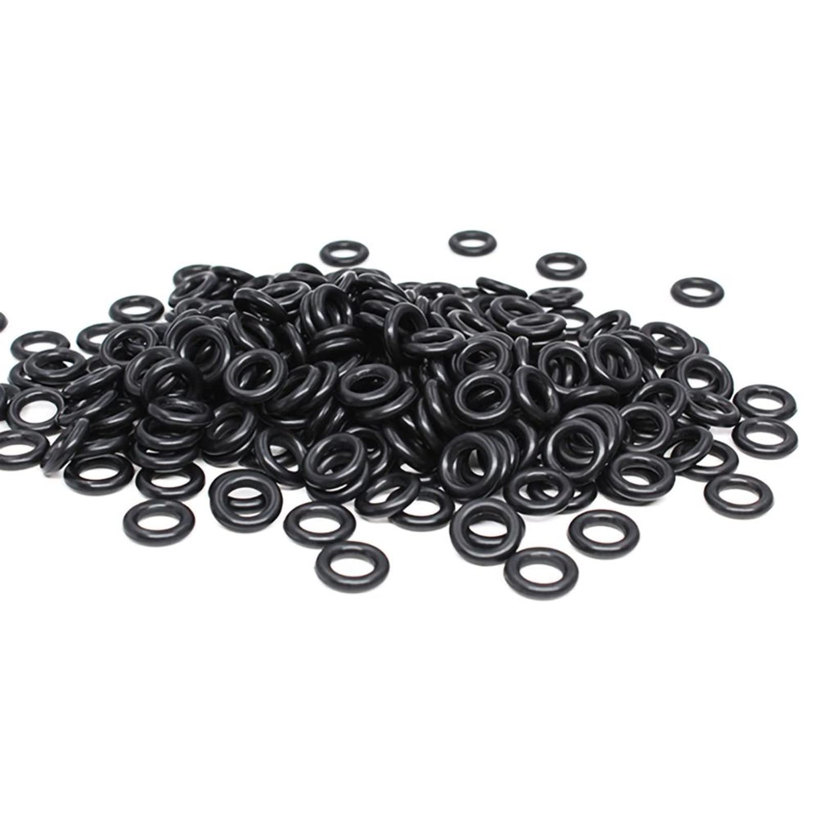 Afdichtingsring 10 stuks O-ring afdichting CS 1,5 mm x 5-80 mm buitendiameter zwart, rond, O-type, corrosiebestendig, oliebestendig, afdichtring, NBR-automotive nitrilrubber afdichtingslip