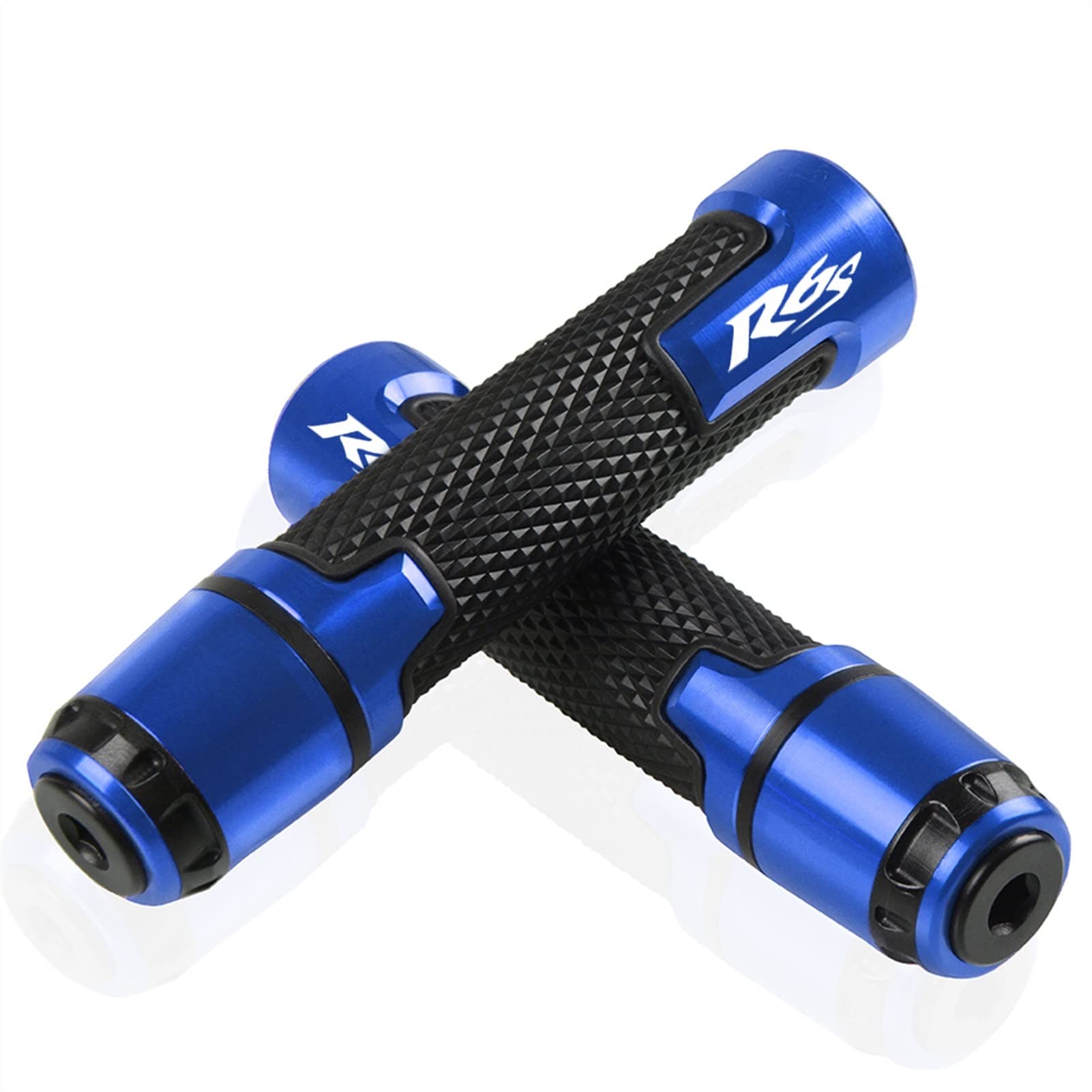 Moto Impugnatura 7/8 "22 Millimetri di CNC del Motociclo Impugnatura del Manubrio Maniglia Bar Moto Manopole del Manubrio per Yamaha YZF R6S YZF-R6S 2006 2007 2008 2009 (Color : Rot)