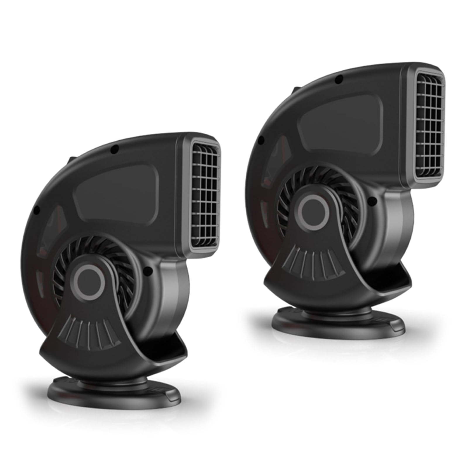 of 2 12V Heaters Produced for Vehicle Use Providing Quick Heat and Windshield Defogging Capabilities During Cold Conditions Car Heaters