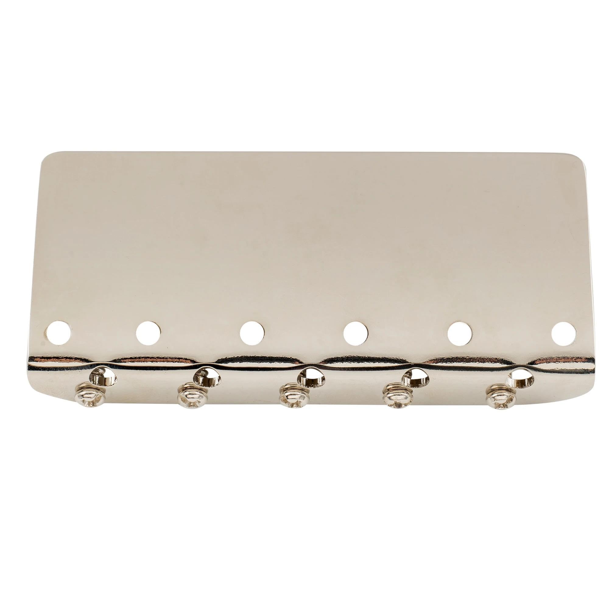 Typ Wydajności Mostek Gitarowy 18mm Klasyczny Standardowy 5 Strunowy Mostek Basowy Ładowany Od Góry Z Mosiężną Stalową Płytką Siodłową(Nickel)
