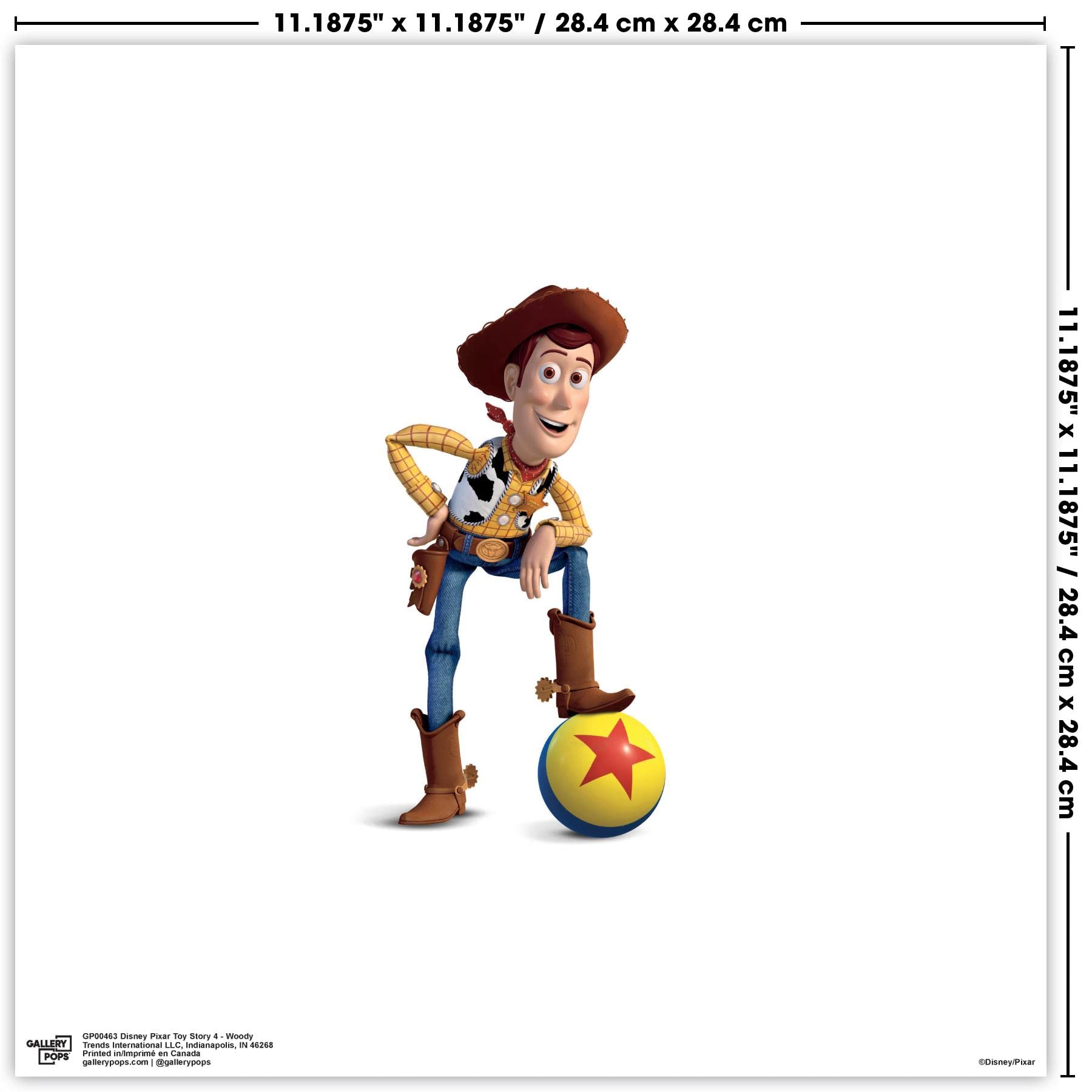 Gallery Pops Disney Pixar Toy Story 4 - Woody Wall Art, Unframed