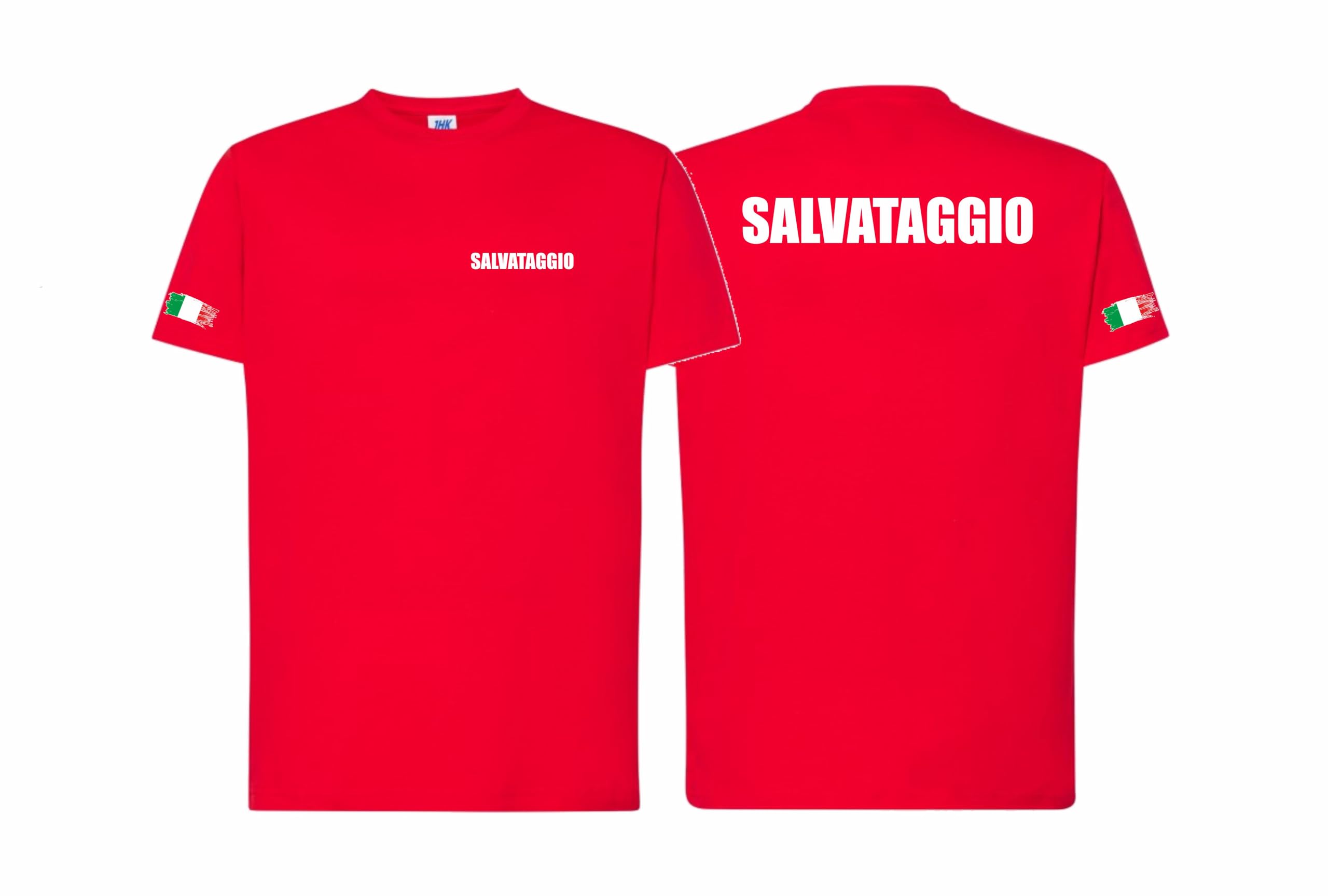 T-Shirt Salvataggio 'Lifeguard' In Cotone Unisex: Maglia Bagnino Personalizzata, 100% Cotone, Peso 155 G/m², Taglie Disponibili, Colore A Scelta.