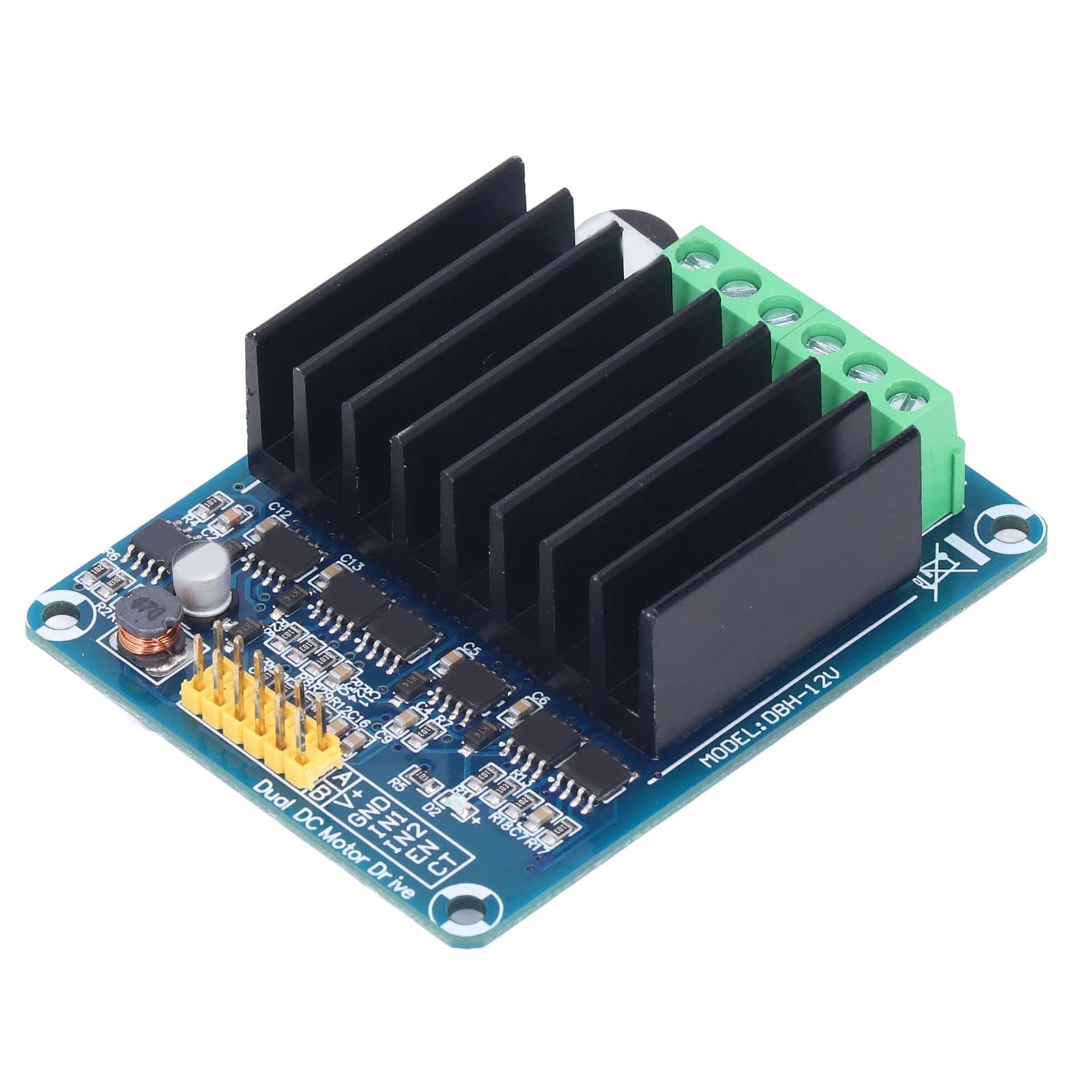 Module De Contrôle Moteur Double Pont H ZK-5AD - 5A, Tension 3-14V, Pour Moteurs CC Ou Pas-à-pas, PWM, 38x27x18 Mm - 6