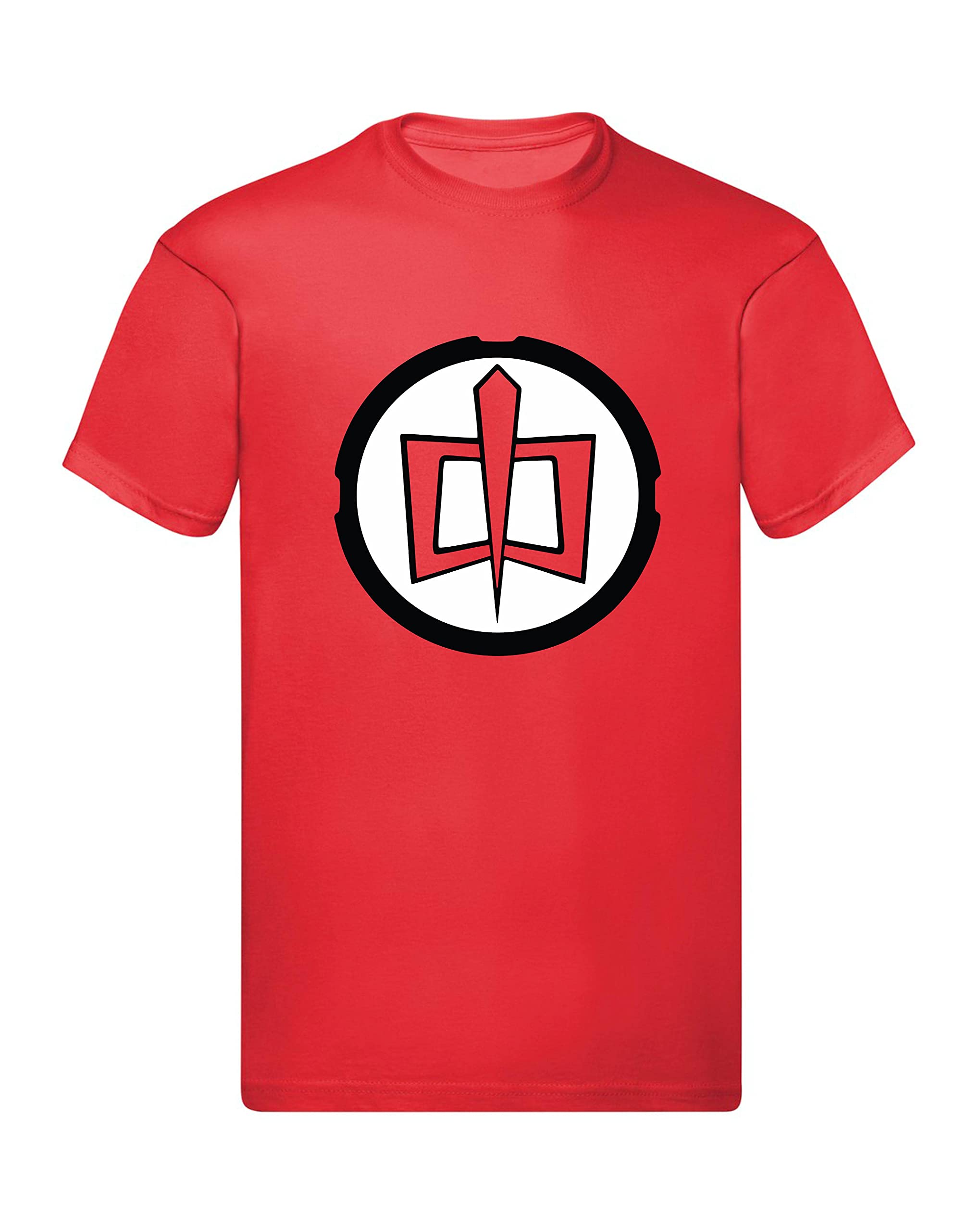 Social Crazy T-Shirt Uomo Cotone Basic Super vestibilità Top qualità – R Supermaxieroe – Divertente Humor Made in Italy (Rossa, M)